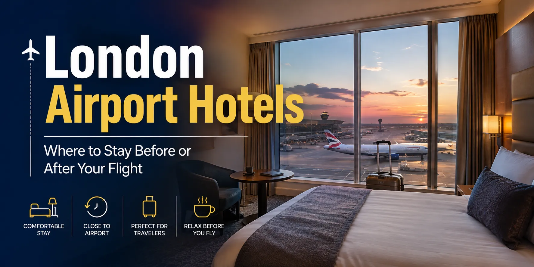 London Airport Hotels | Where to Stay Before or After Your Flight 2 London Airport Hotels