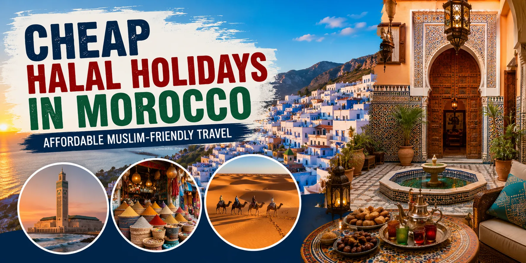 Cheap Halal Holidays in Morocco | Affordable Muslim-Friendly Travel 5 Halal Holidays in Morocco